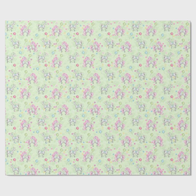 Papel De Presente Cavalo Bonito (Aberto)