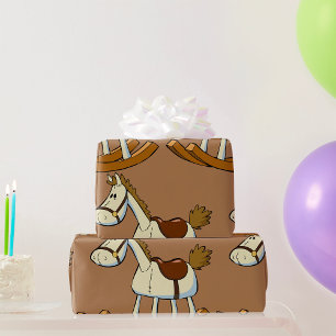 Papel De Presente Cavalo de Balanço