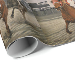 Papel De Presente Cavalo de raça pura ganha clássico