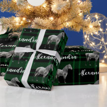 Cavalo Equestre de Natal verde Personalizado