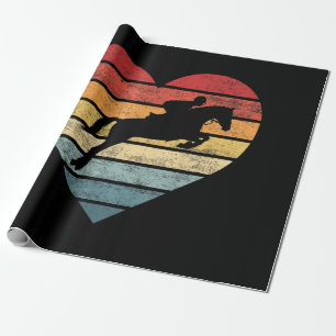 Papel De Presente Cavalo Rider Equestre Cavalo Rider
