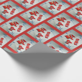Papel De Presente Cavalos Dala Suecos