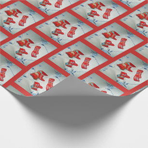 Papel De Presente Cavalos Dala Suecos