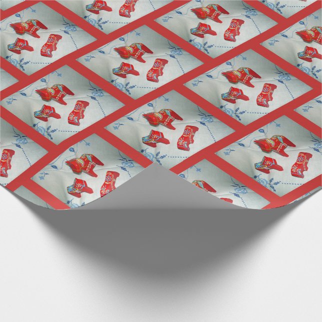 Papel De Presente  Cavalos Dala Suecos (Ponta)