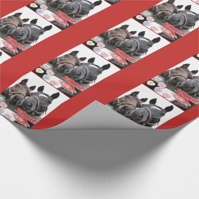 Papel De Presente Cavalos dias de os namorados (Ponta)