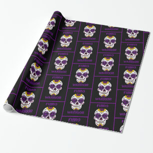 Papel De Presente Caveira de Açúcar/Arrasador...Fibro