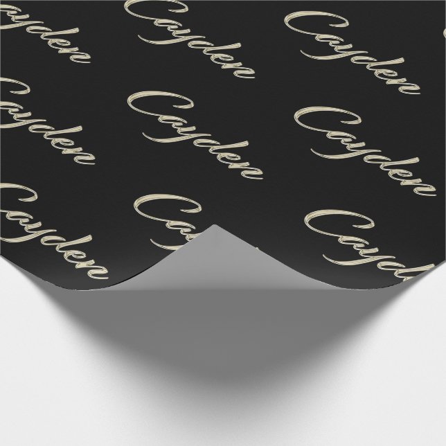 Papel De Presente Cayden Vorname Name edles Geschenkpapier Papier (Ponta)