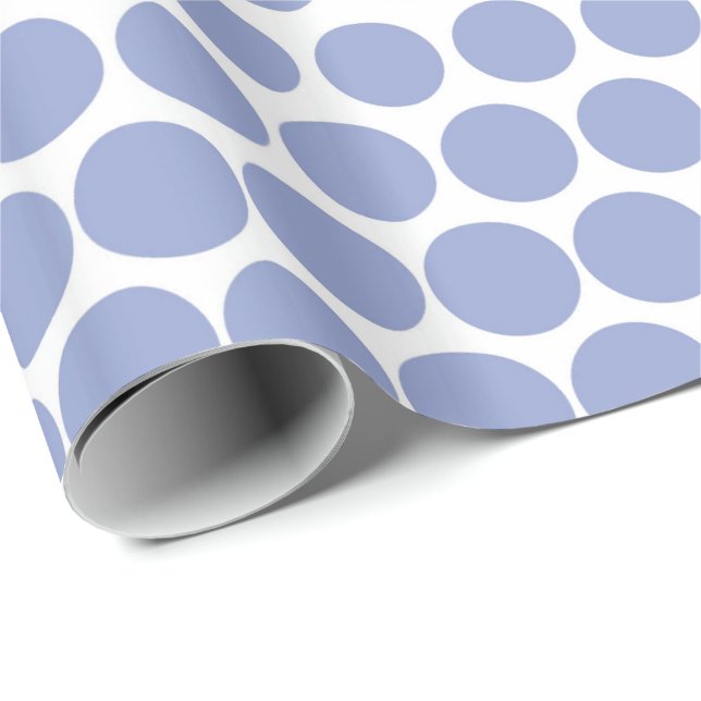 Papel De Presente Ceil Bolinhas Moderna Branco (Ponta do rolo)