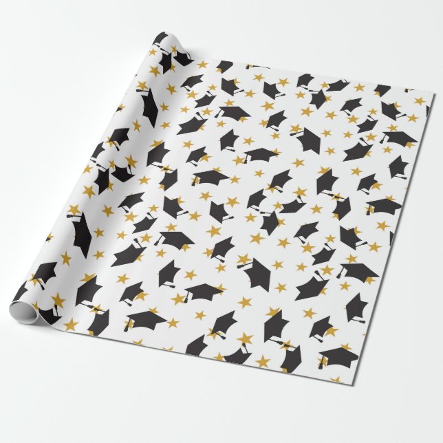 Papel De Presente Celebração de Graduação (Desenrolado)