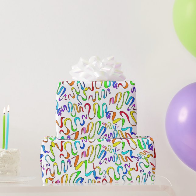 Papel De Presente Celebração (em branco) (Presentes para festas)