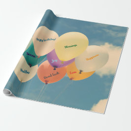 Papel De Presente Celebração Festiva Papel de Embalagem de Aniversár