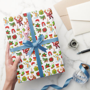 Papel De Presente Celebre o Ano Novo 2026 com Florais