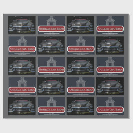 Papel De Presente Celeiro de Carros Antigos