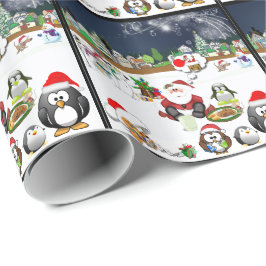 Papel De Presente Cenas do Natal