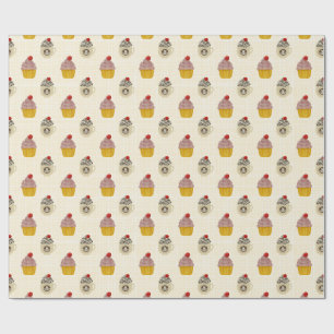 Papel De Presente Cereja no Topo