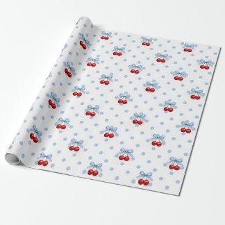 Papel De Presente Cereja no Topo