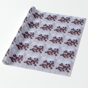 Papel De Presente Cerejas