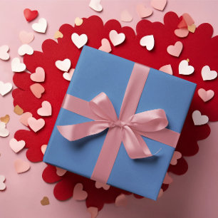 Papel De Presente Céu legal - Papel de enrolamento azul