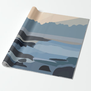 Papel De Presente Céu Mar Oceano Natureza 