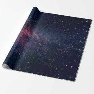 Papel De Presente Céus azuis cheios de estrelas