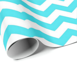 Papel De Presente Cevão azul-aqua moderno, legal, de tendências