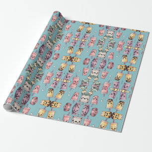 Papel De Presente chá boba