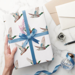 Papel De Presente Chá de Bebê de Caça ao Pato