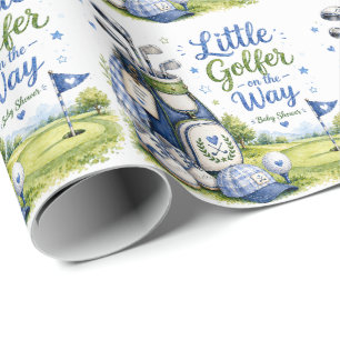 Papel De Presente Chá de Bebê de Golfe para Menino Golfista