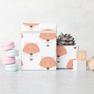 Papel De Presente Chá de fraldas de Balão de Ar Quente, Cor de Lar