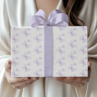 Chá de fraldas de Borboleta Delicada Roxo