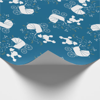 Papel De Presente Chá de fraldas De Cachorro, Garoto Azul