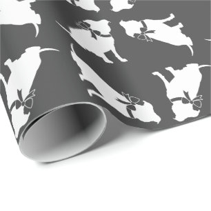 Papel De Presente Chá de fraldas De Cão De Pit Bull Sexo Pitbull N