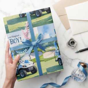 Papel De Presente Chá de fraldas de golfe