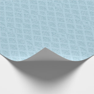 Papel De Presente Chá de fraldas Elegante Design de Diamante Azul Da
