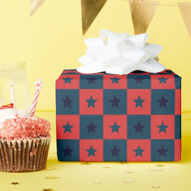 Papel De Presente Chá de fraldas inicial Premium Geométrico Moderno (Festa de aniversário)