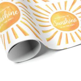 Papel De Presente Chá de fraldas Sunshine
