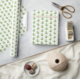Papel De Presente Chá de fraldas Unisex Arco Amarelo coelho de pré-d