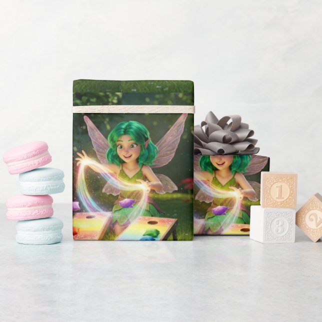 Papel De Presente Chá de Noiva Fada Fofa (Chá de bebê)