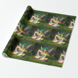 Papel De Presente Chá de Noiva Fada Fofa