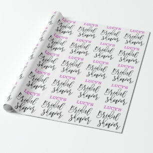 Papel De Presente Chá de noiva personalizado