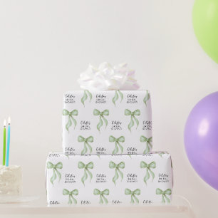 Papel De Presente Chá de panela Personalizado do Arco de Aquarelas d