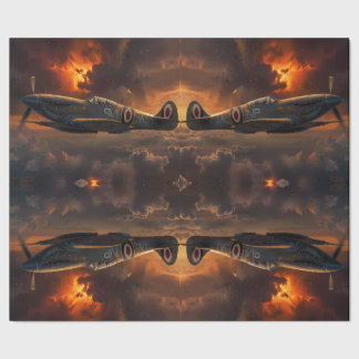 Papel De Presente Chamas do Céu: A Ascensão do Fogo