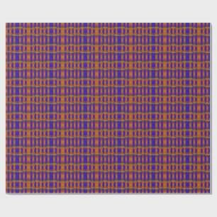 Papel De Presente Chamas no Abstrato sobre as Cores das Listras