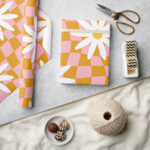 Chaminé-chupa-chato Groovy Daisy Floral, Wrappin Y