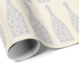 Papel De Presente Champanhe Swarovski Crystals Diamond Botles