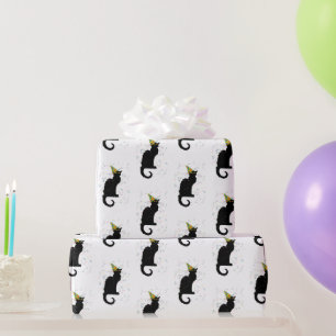 Papel De Presente Chapéu de Festa de Le Chat Noir Confete Celebração