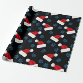 Papel De Presente Chapéu de Natal Personalizado | Papais noeis de Fe