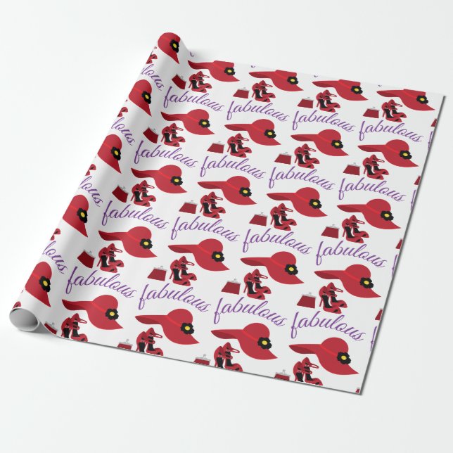 Papel De Presente Chapéu Fabuloso (Desenrolado)