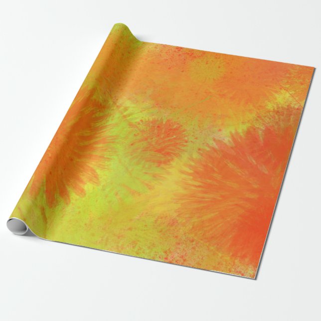 Papel De Presente chardon jaune  (Desenrolado)