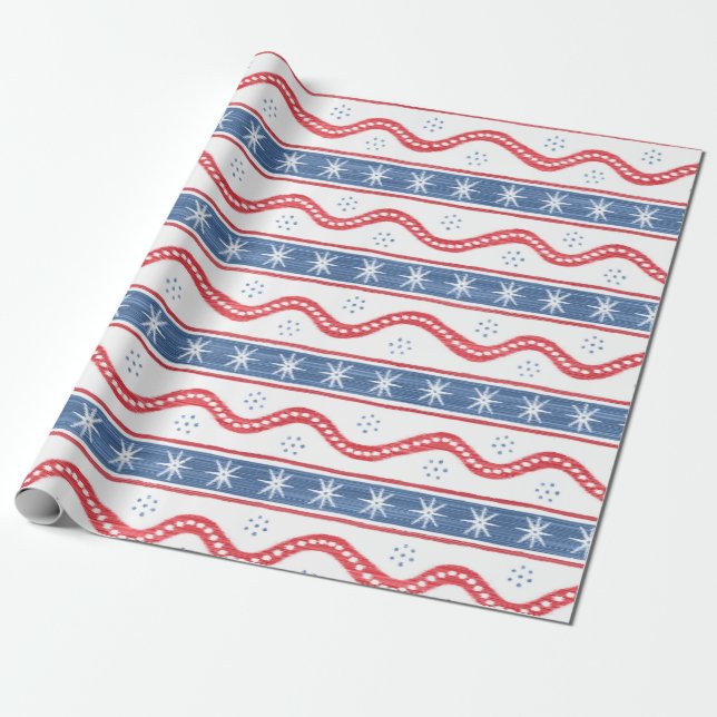 Papel De Presente Charlie Stripe (Desenrolado)